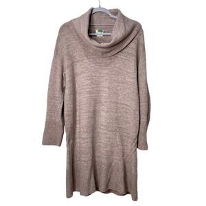 Anthropologie Tan Long Sleeve Sweater Dress
